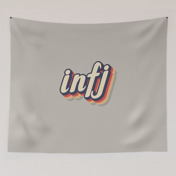 Item preview, INFJ MBTI Type Arty Introvert Colorful designed and sold by RETROACTIVE SHOP.