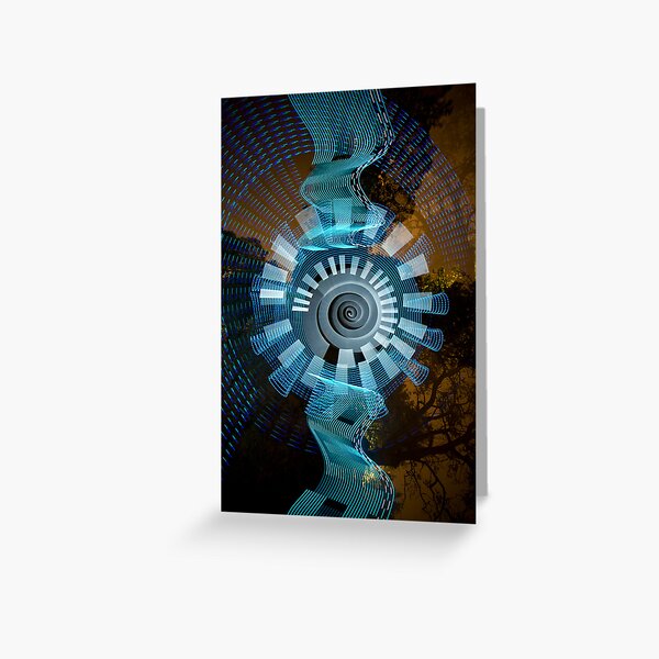 Glyncoed Light Painting Greeting Card