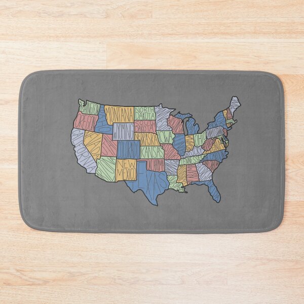 Item preview, 50 States US Map Drawing designed and sold by carwalker13.