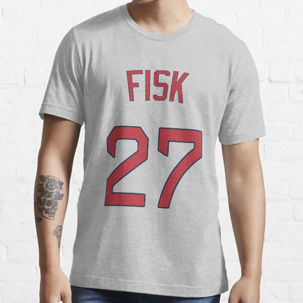 Carlton Fisk Boston Red Sox Grey Road Jersey Men's (S-3XL)