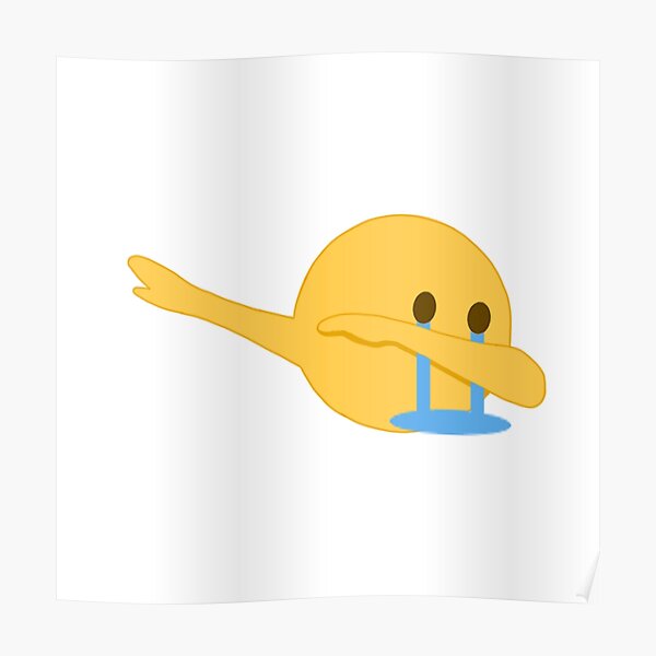 dab emoji posters redbubble dab emoji posters redbubble