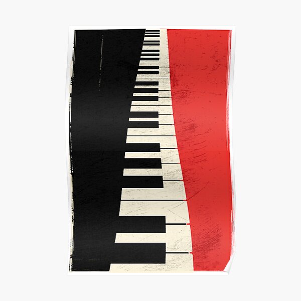 Piano keys Poster