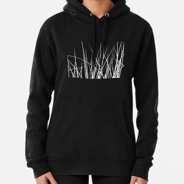 Water grass (white) (T-Shirt) Pullover Hoodie