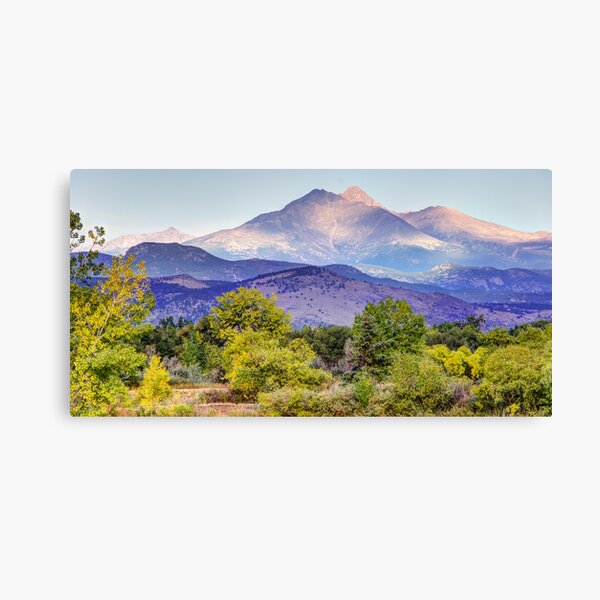 Sweet September Morning Mountain View Canvas Print