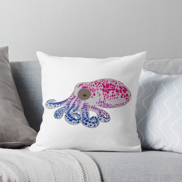 Item preview, Bi Flag Spotted Octopus designed and sold by nats-designs.