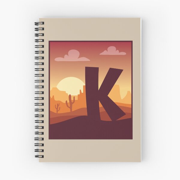 Artikelvorschau, Letter K - In The Desert entworfen und verkauft von pixelinga.