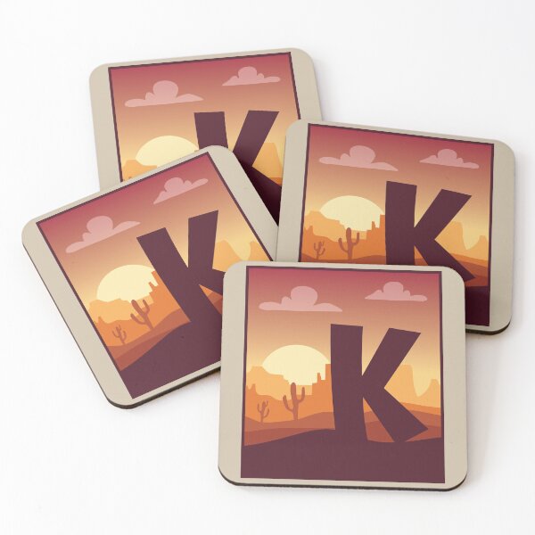 Item preview, Letter K - In The Desert designed and sold by pixelinga.