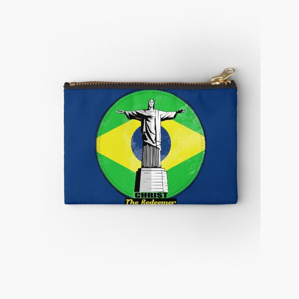 Item preview, Christ the Redeemer Brazil Flag designed and sold by piedaydesigns.