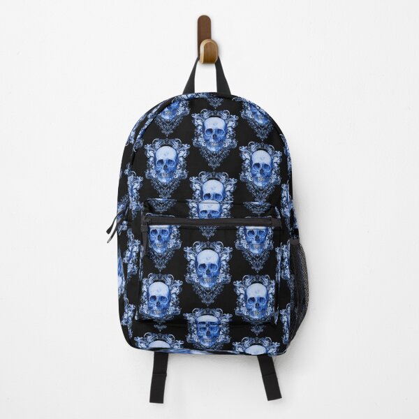 Item preview, Blue Skull on black designed and sold by ShayneoftheDead.