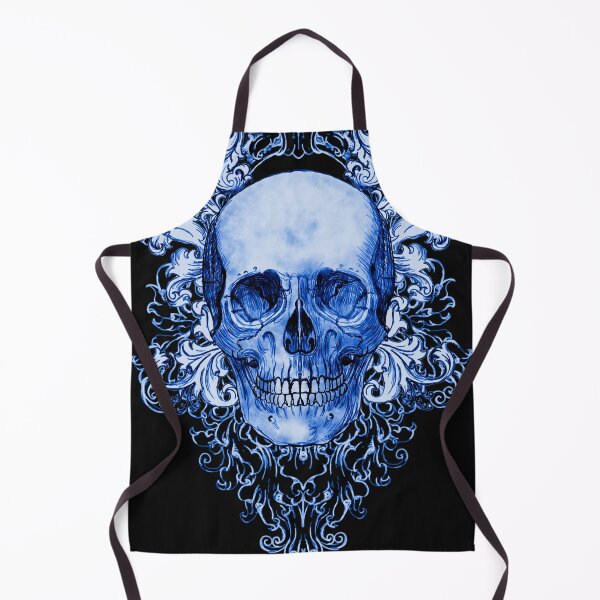 Item preview, Blue Skull on black designed and sold by ShayneoftheDead.
