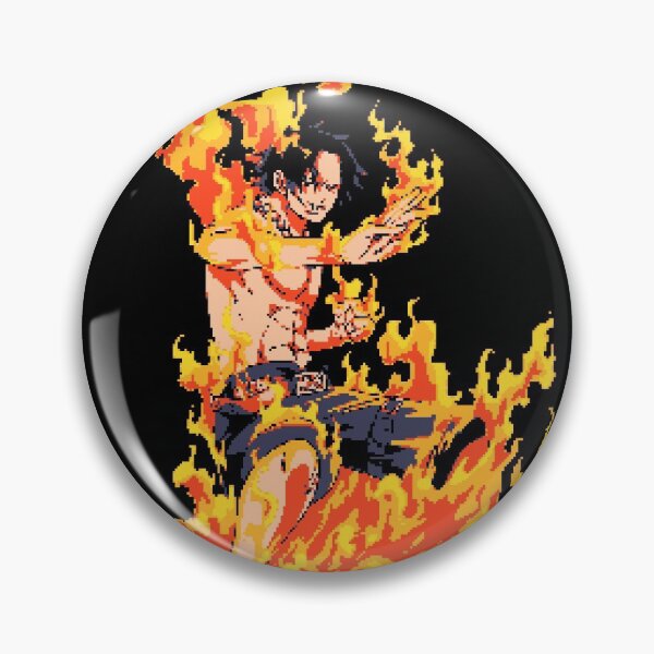 Item preview, Portgas D. Ace Pixel Art designed and sold by owopixels.