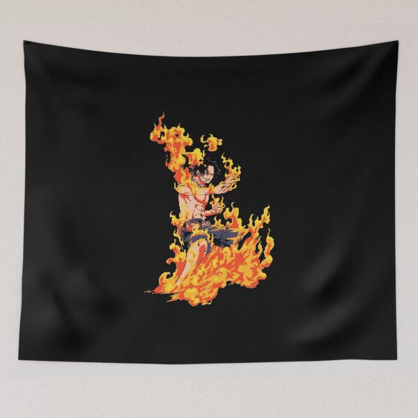 Item preview, Portgas D. Ace Pixel Art designed and sold by owopixels.