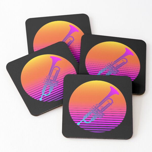 Item preview, Trumpet Retro Sunset designed and sold by HalpinDesign.