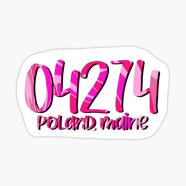 poland-maine-04274-zip-code-sticker-sticker-for-sale-by-slepstein117