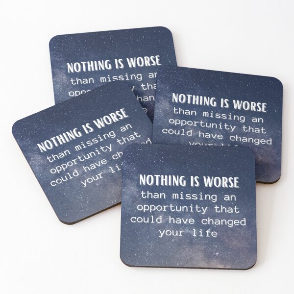 Item preview, missed opportunity quote designed and sold by Allison Alford.