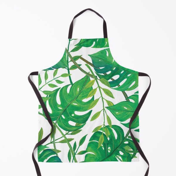 Item preview, Green Tropical foliage leaves forest patterns designed and sold by The Pattern Mill.