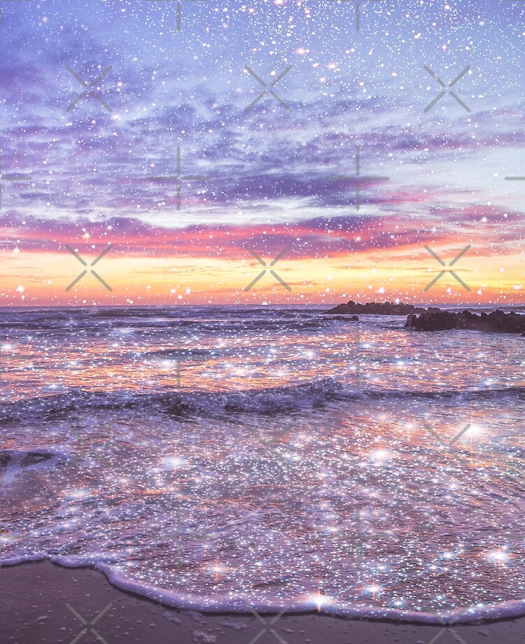 Ocean Vintage Sparkly Aesthetic