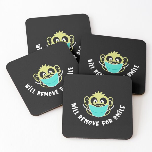 Item preview, Funny Face Mask Monkey Will Remove for Smile Face Cover designed and sold by leo121687.