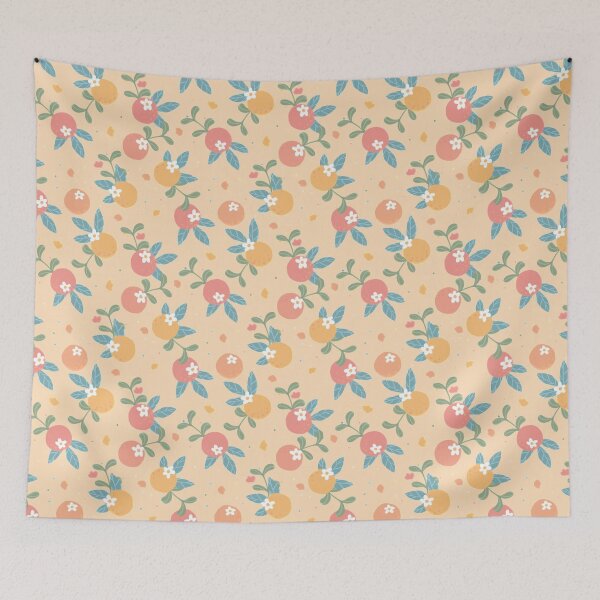 Item preview, Slow Living Orange Flower Doodle designed and sold by SwaDesign.
