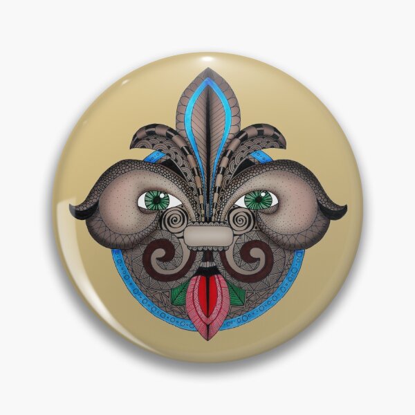 Item preview, Fleur de lis Face designed and sold by MagicMama.