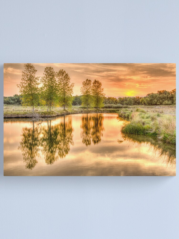 Alternate view of Sweet Summer Sleepy Water Sunset Canvas Print