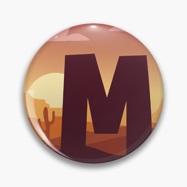 Item preview, Letter M - In The Desert designed and sold by pixelinga.