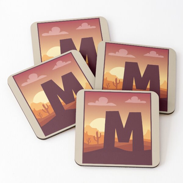 Item preview, Letter M - In The Desert designed and sold by pixelinga.