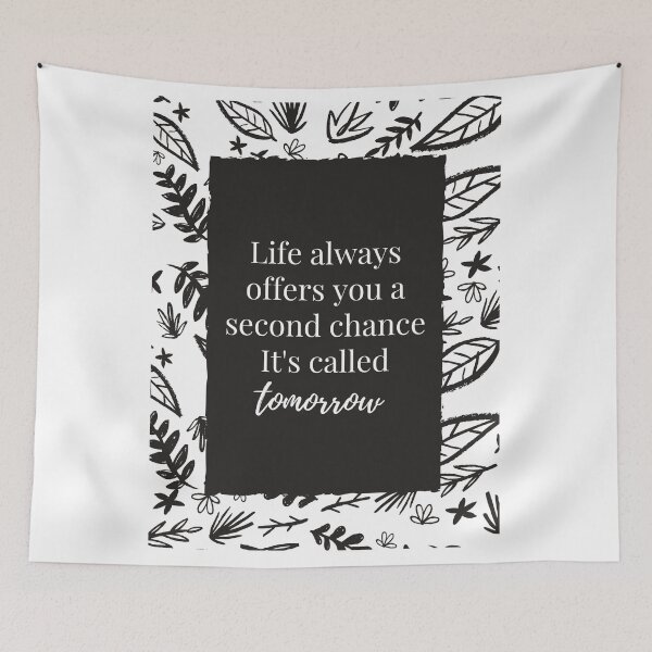 Item preview, Inspirational Second Chance Quote designed and sold by Kate_Create.
