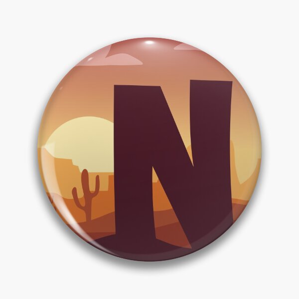 Item preview, Letter N - In The Desert designed and sold by pixelinga.