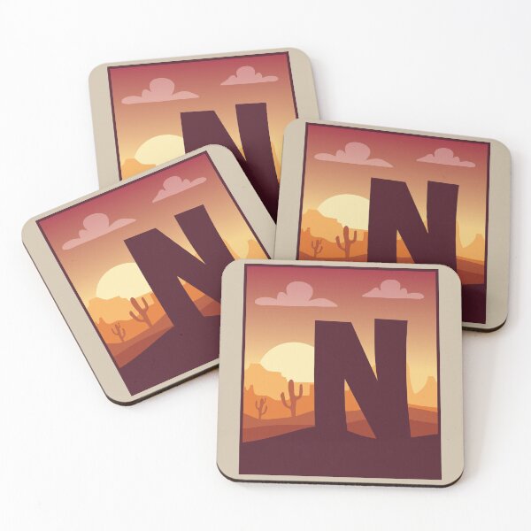 Item preview, Letter N - In The Desert designed and sold by pixelinga.
