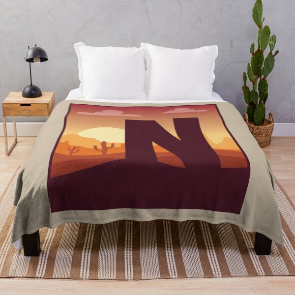 Item preview, Letter N - In The Desert designed and sold by pixelinga.
