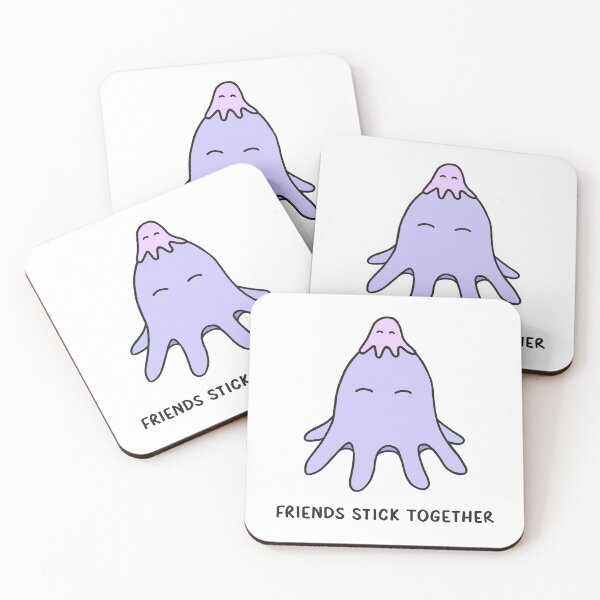 Item preview, Friends Stick Together - Lilac on White designed and sold by ImperfectLife.