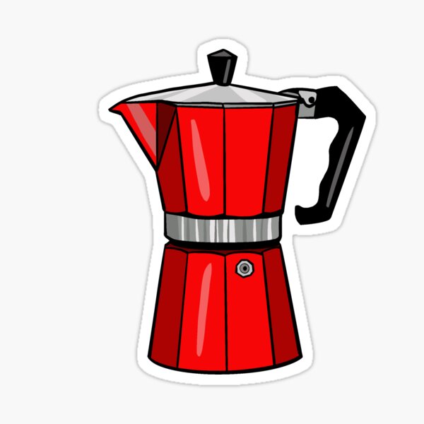 Stovetop Expresso Maker Sticker for Sale by quecutestickers