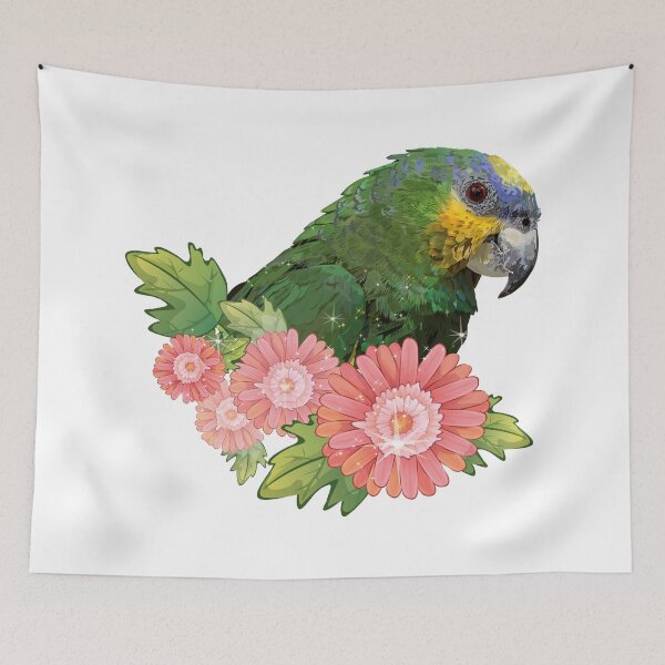 Item preview, Orange-winged Amazon designed and sold by obscurite.