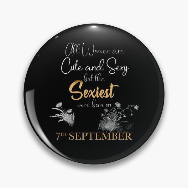 Artikelvorschau, September Geburtstag, Frauen Geburtstag 7. September entworfen und verkauft von BitcoinBros.