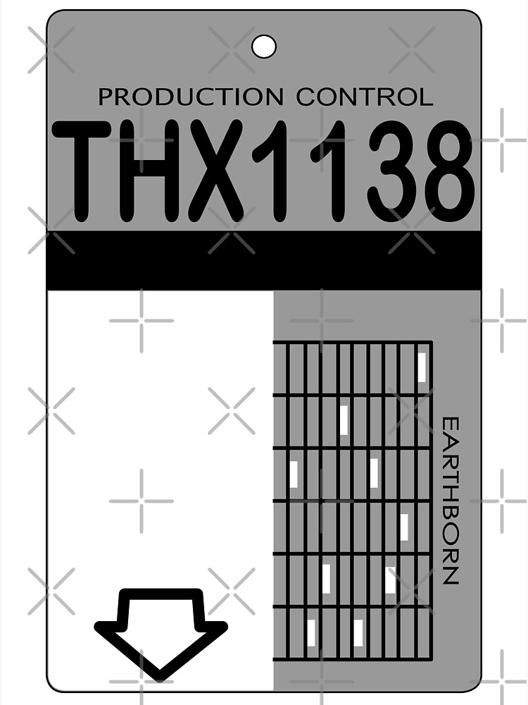 THX 1138 Production Control Badge