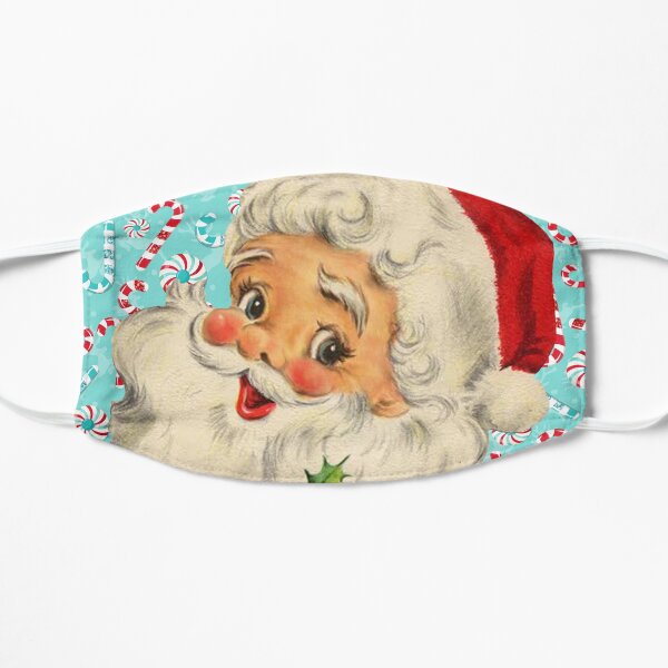 Santa with Candy Canes and Peppermints Mask