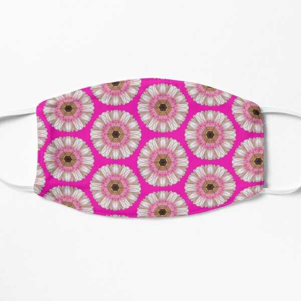 Pink gerbera on bright pink Mask