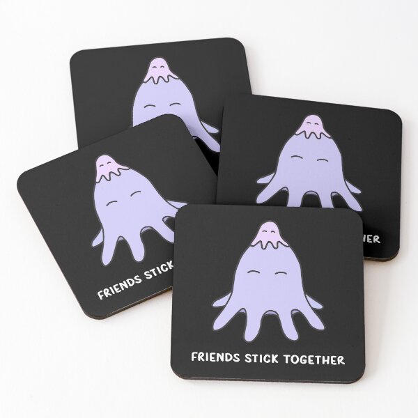 Item preview, Friends Stick Together - Lilac on Black designed and sold by ImperfectLife.
