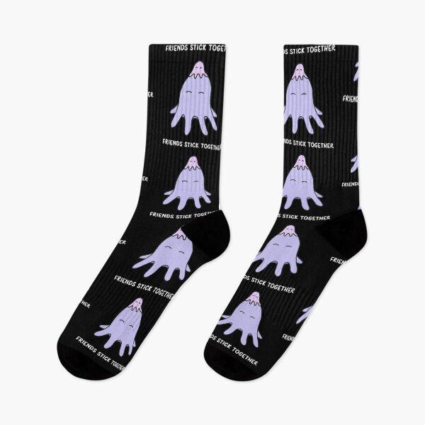 Item preview, Friends Stick Together - Lilac on Black designed and sold by ImperfectLife.