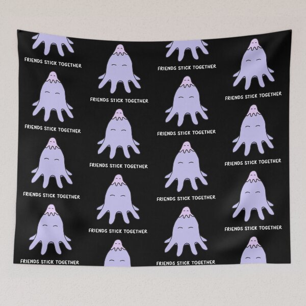 Item preview, Friends Stick Together - Lilac on Black designed and sold by ImperfectLife.