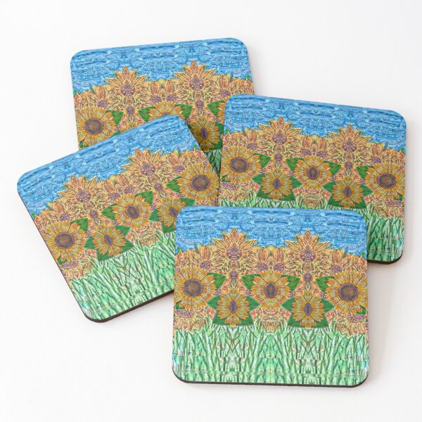 Item preview, Enhanced Sunflower Art designed and sold by bipolarvirgoart.