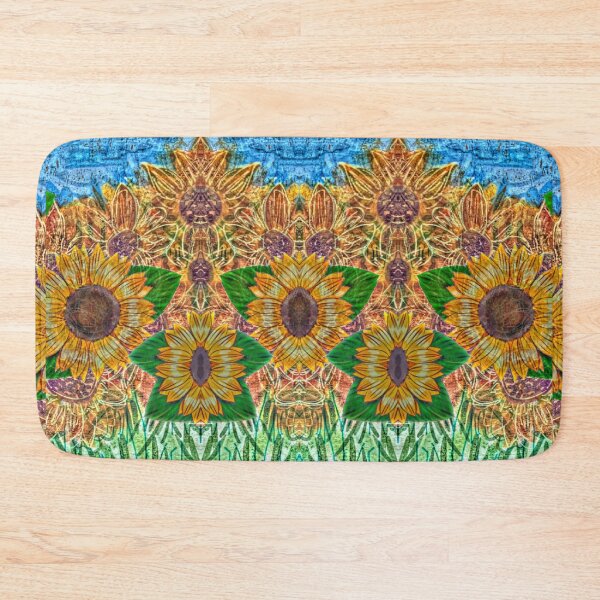 Item preview, Enhanced Sunflower Art designed and sold by bipolarvirgoart.