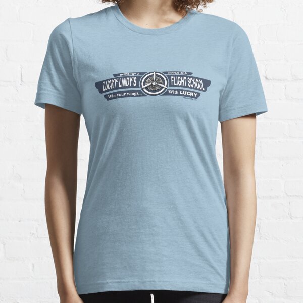 Lucky Lindy's Flight School Essential T-Shirt