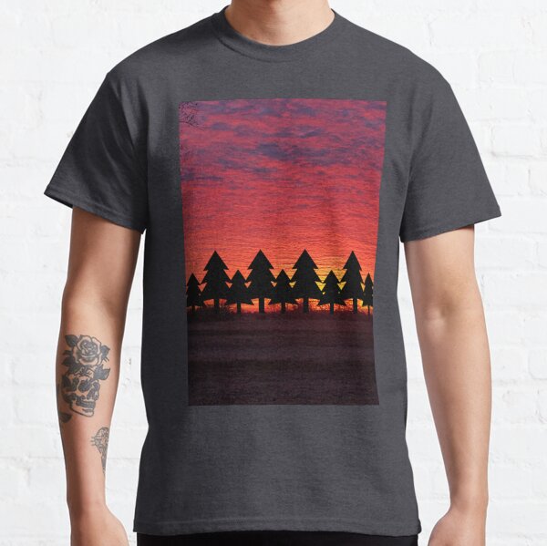 Sunset Trees Classic T-Shirt