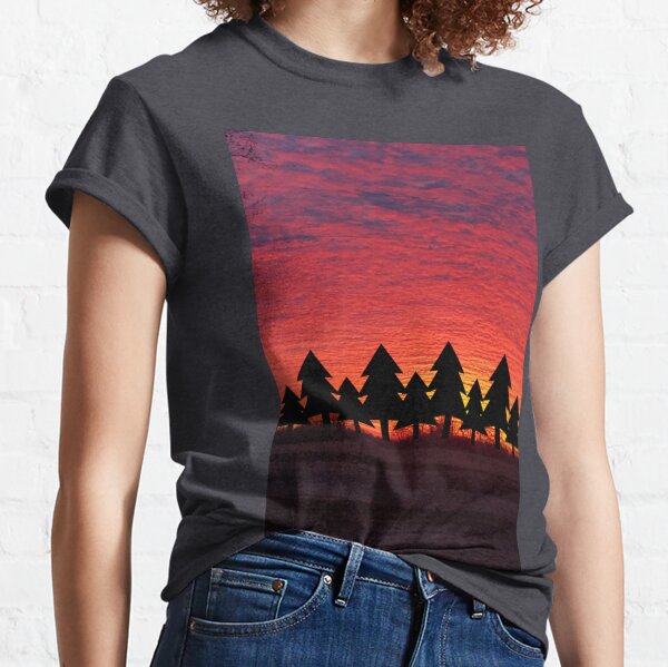 Sunset Trees Classic T-Shirt