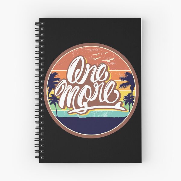 Item preview, One More (Wave) Vintage Retro Design  designed and sold by JOYSURF-LAB.