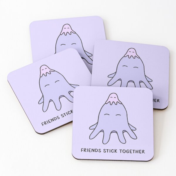 Item preview, Friends Stick Together - Lilac on Light Purple designed and sold by ImperfectLife.