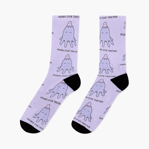 Item preview, Friends Stick Together - Lilac on Light Purple designed and sold by ImperfectLife.