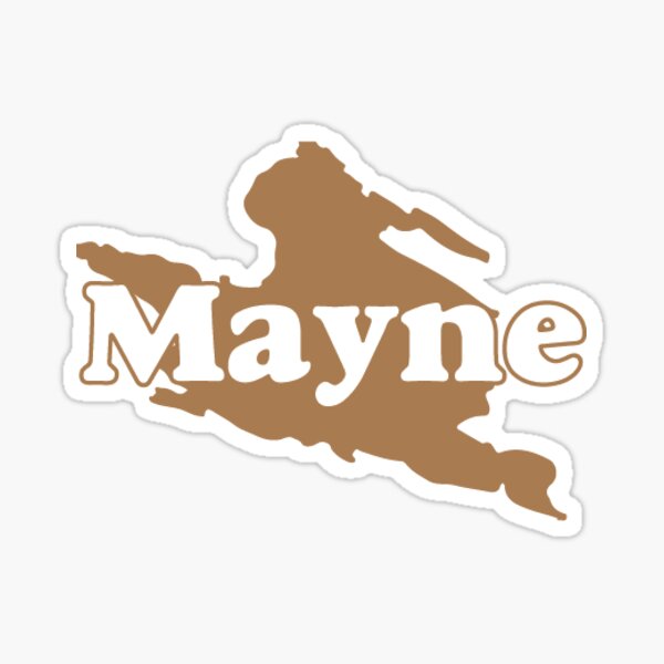 Mayne Island Logo Sticker